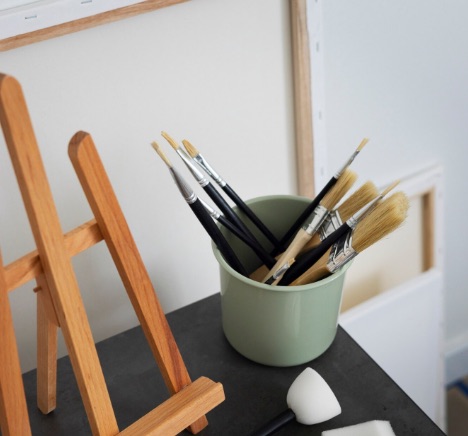 Rete di linee astratte